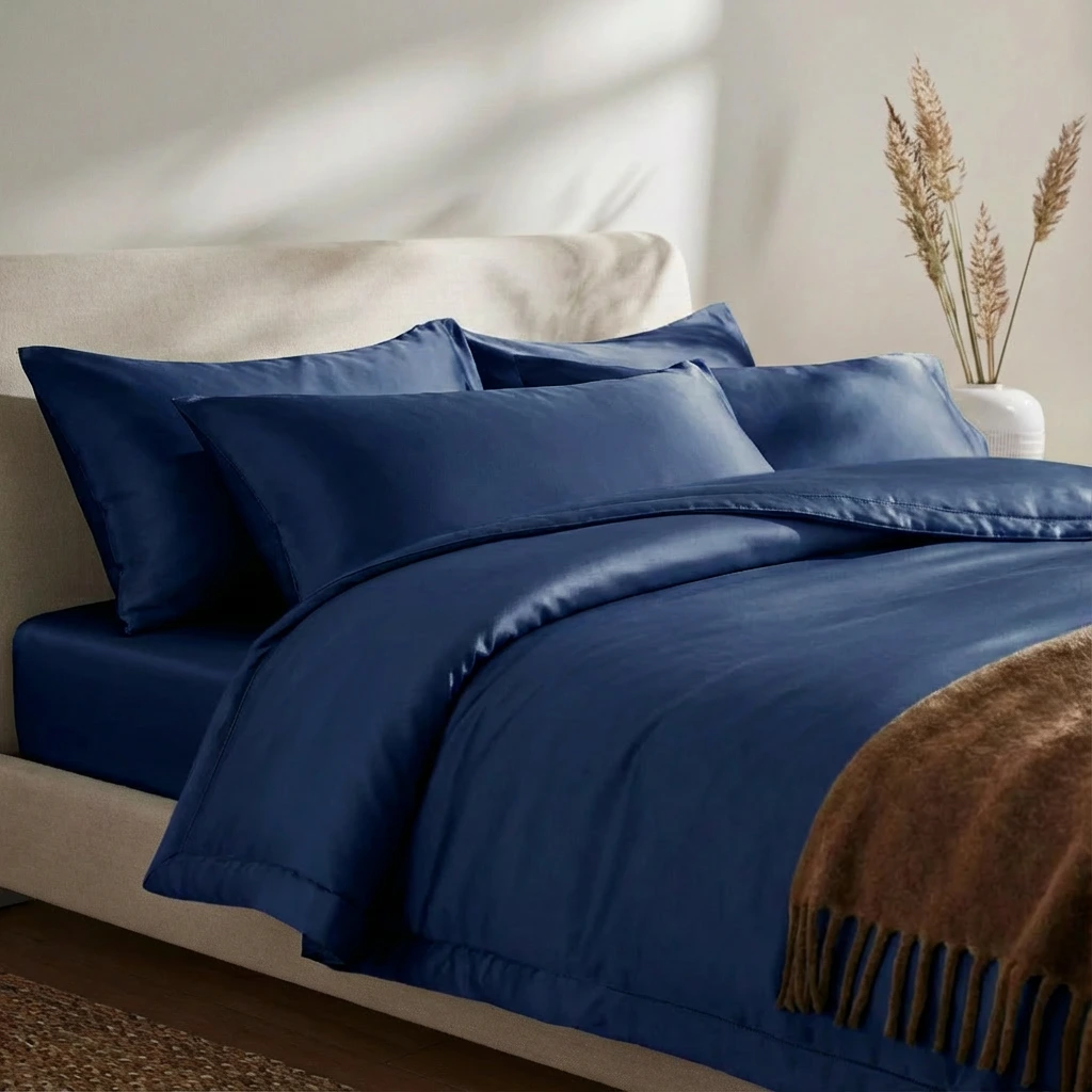 Chăn Lụa Tencel Chần Gòn Microfiber 1