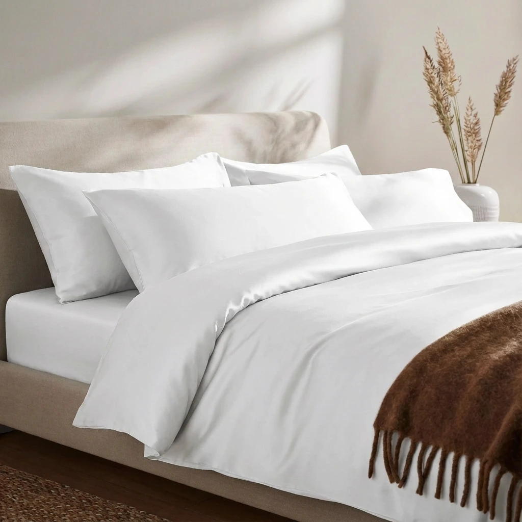 Vỏ Chăn Lụa Tencel 60s Màu Trơn 29