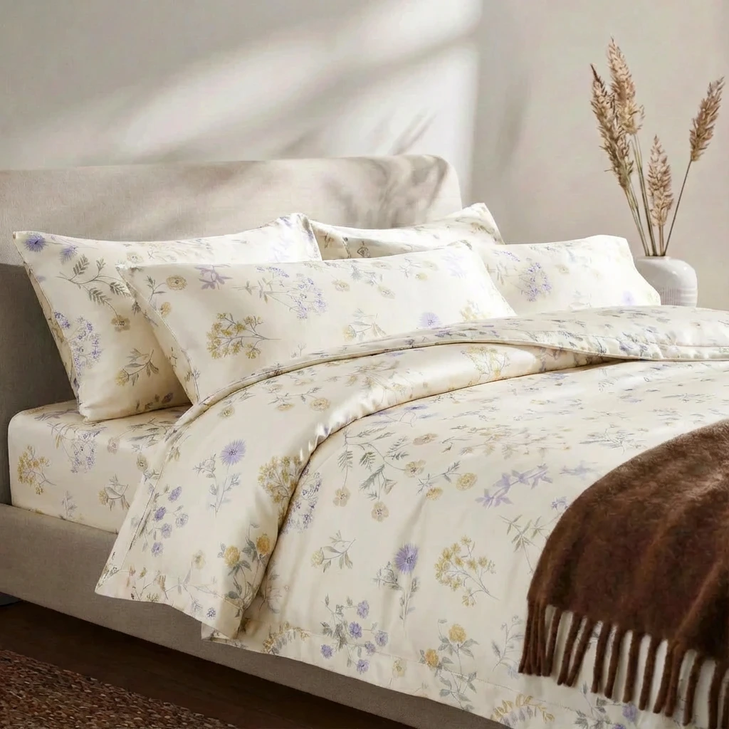 Chăn Chần Gòn Microfiber Lụa Tencel Họa tiết 9