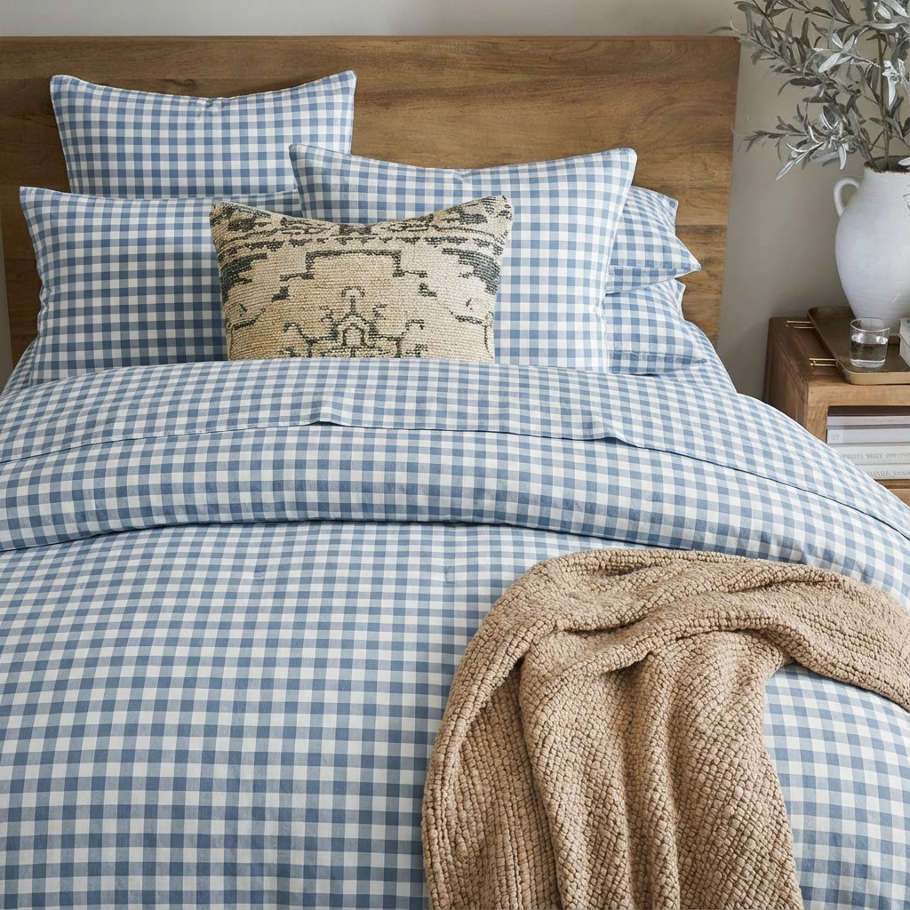 Ga Giường Cotton Washed Bo Thun 12