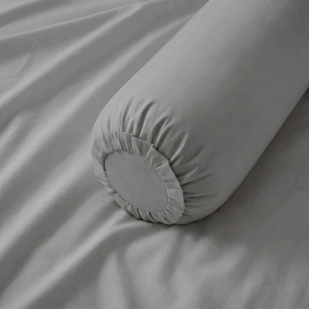 Vỏ Gối Ôm Cotton Satin Màu Trơn 11