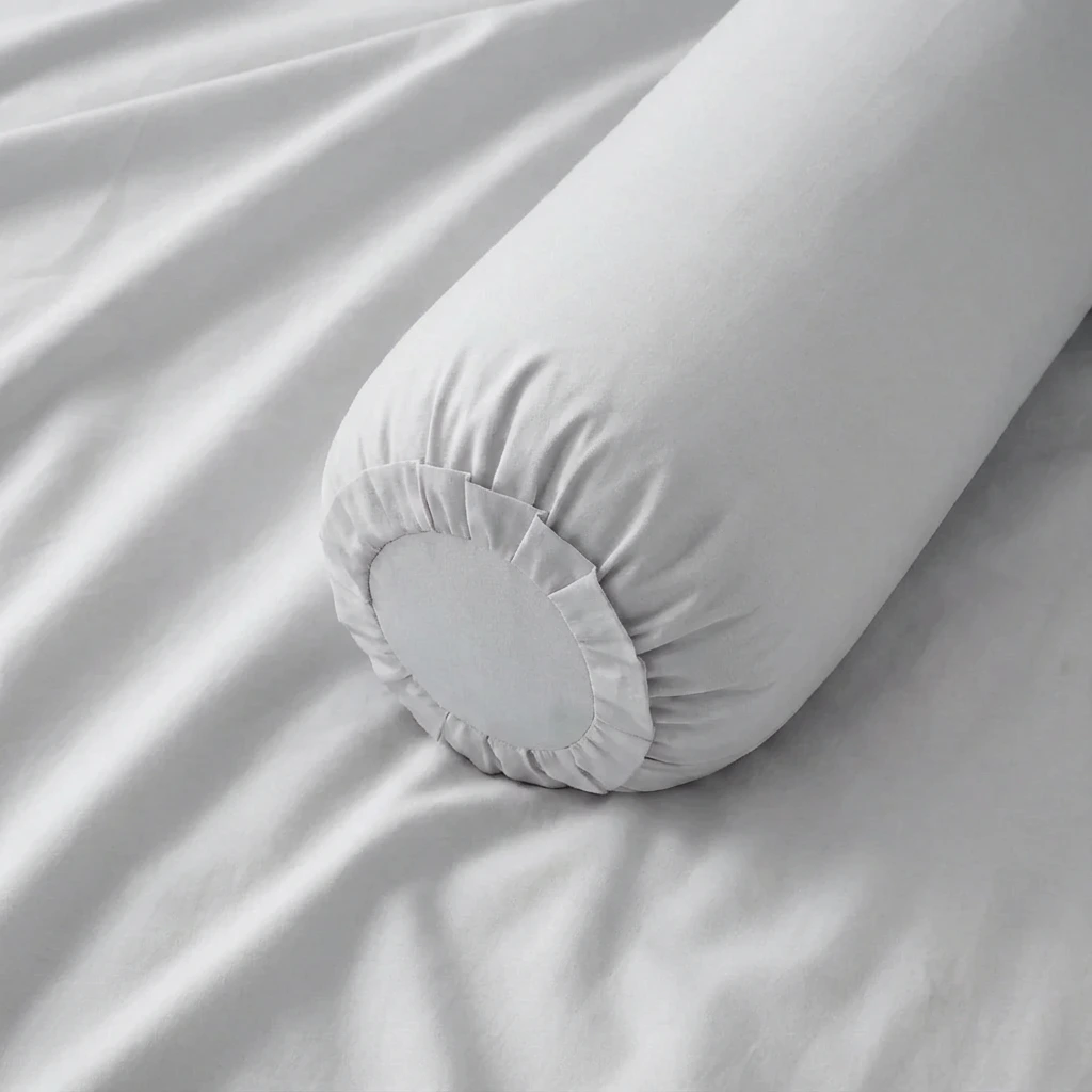 Vỏ Gối Ôm Cotton Satin Màu Trơn 5