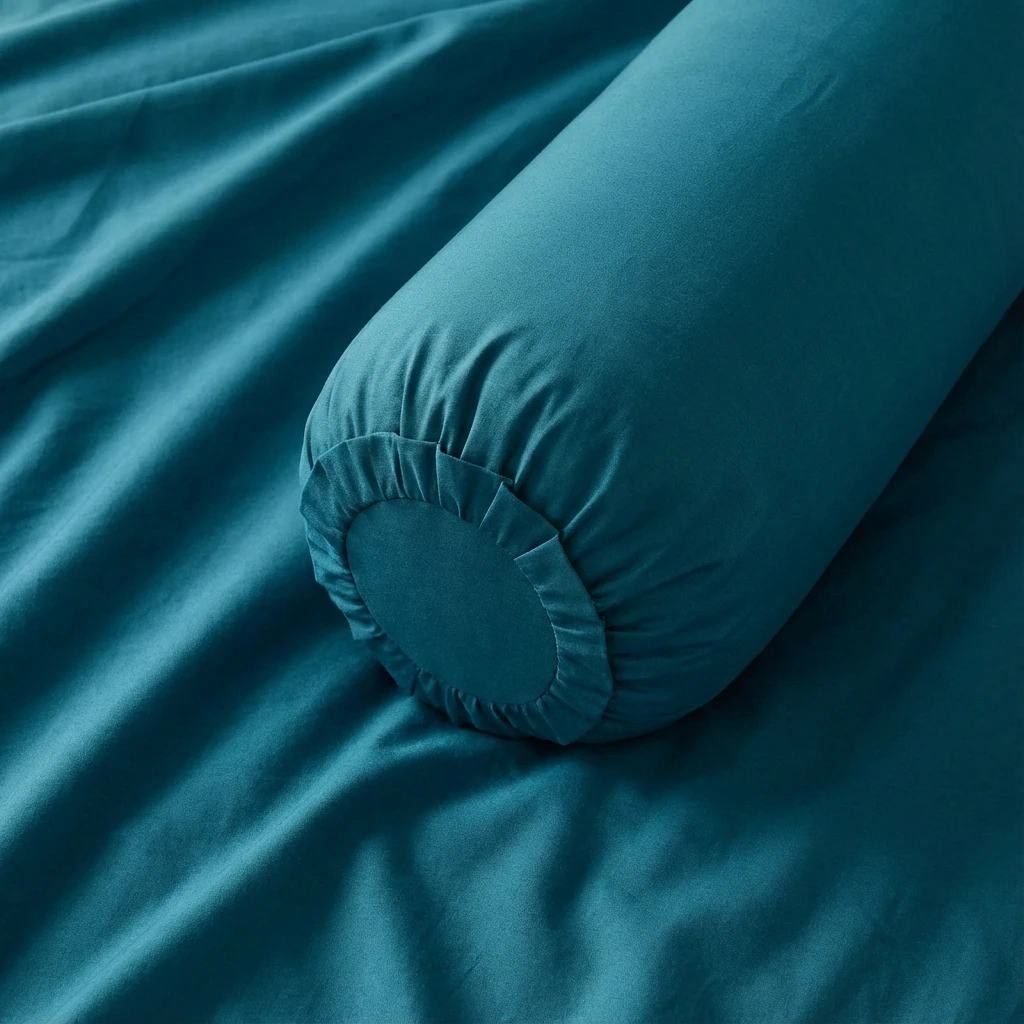 Vỏ Gối Ôm Cotton Satin Màu Trơn 12