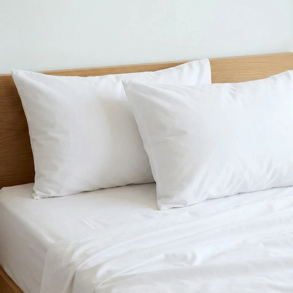 Bộ Ga Gối 3 món Cotton Satin Màu Trơn 8