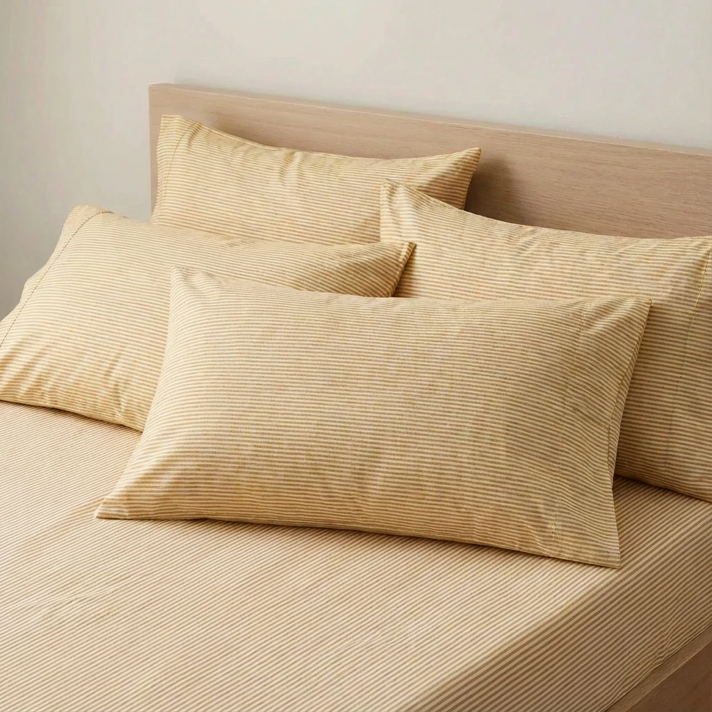 Bộ Ga Gối 3 món Cotton Washed 10