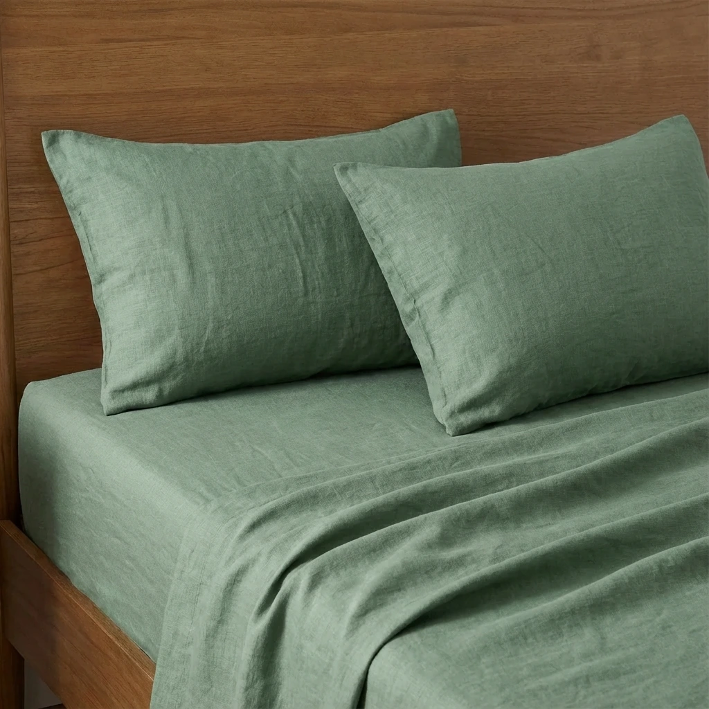 Bộ Ga Gối 3 món Cotton Washed 7