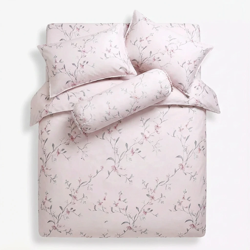 Bộ Ga Gối 4 món Lụa Tencel 60s Họa Tiết 11