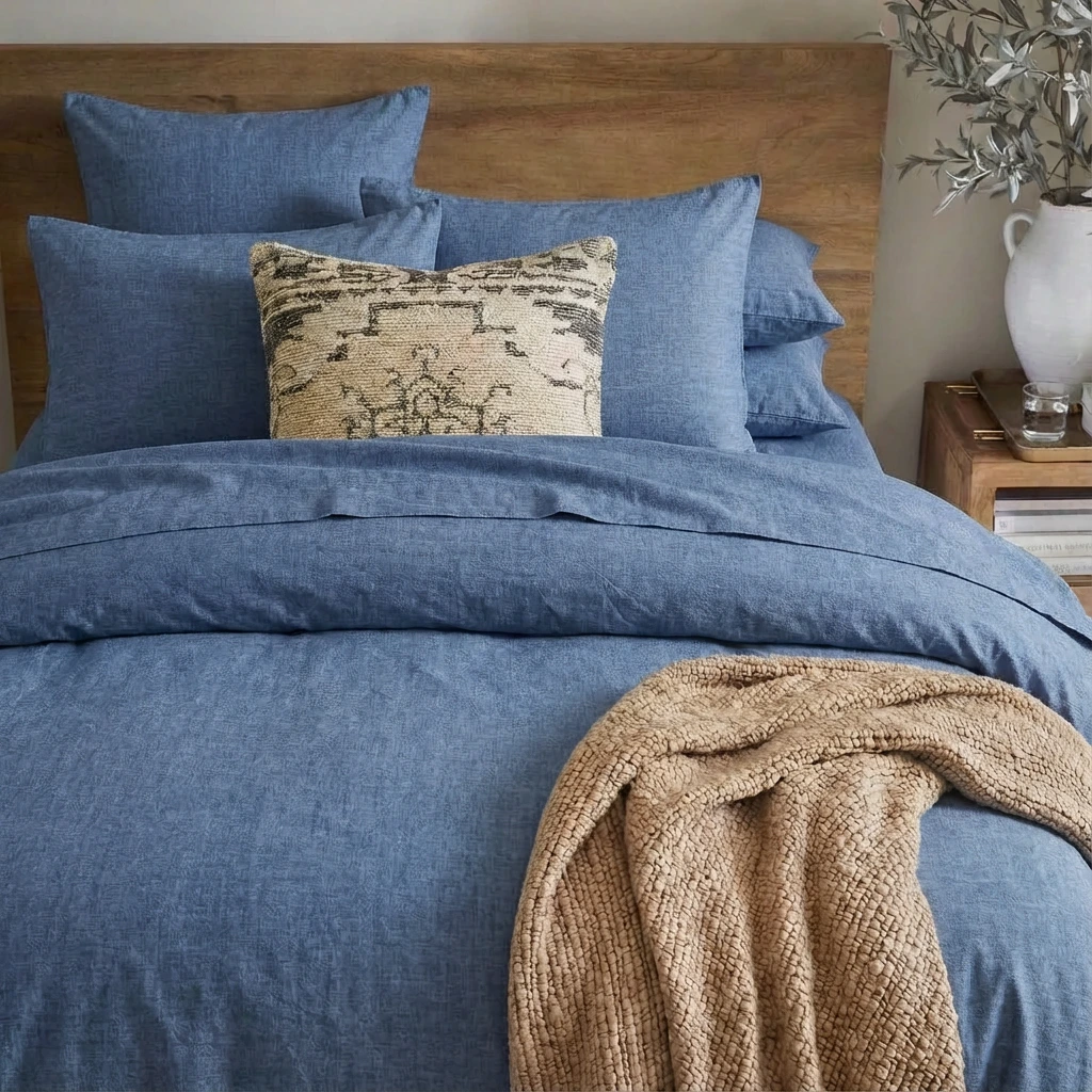 Ga Giường Cotton Washed Bo Thun 15