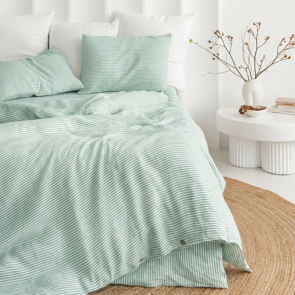 Bộ Chăn Ga Gối 5 món Cotton Washed 13