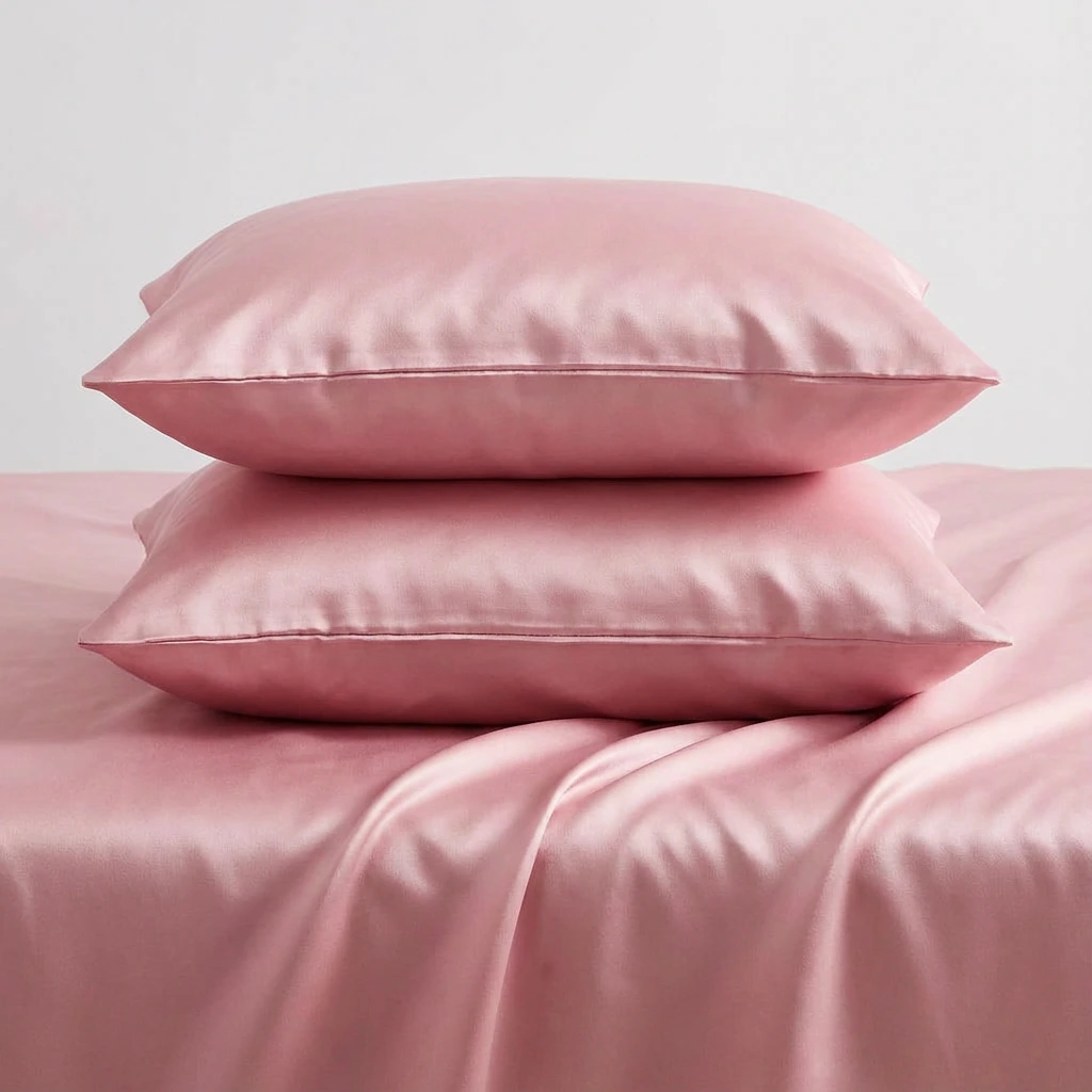 Bộ Ga Gối 3 món Lụa Tencel 60s Màu Trơn 27