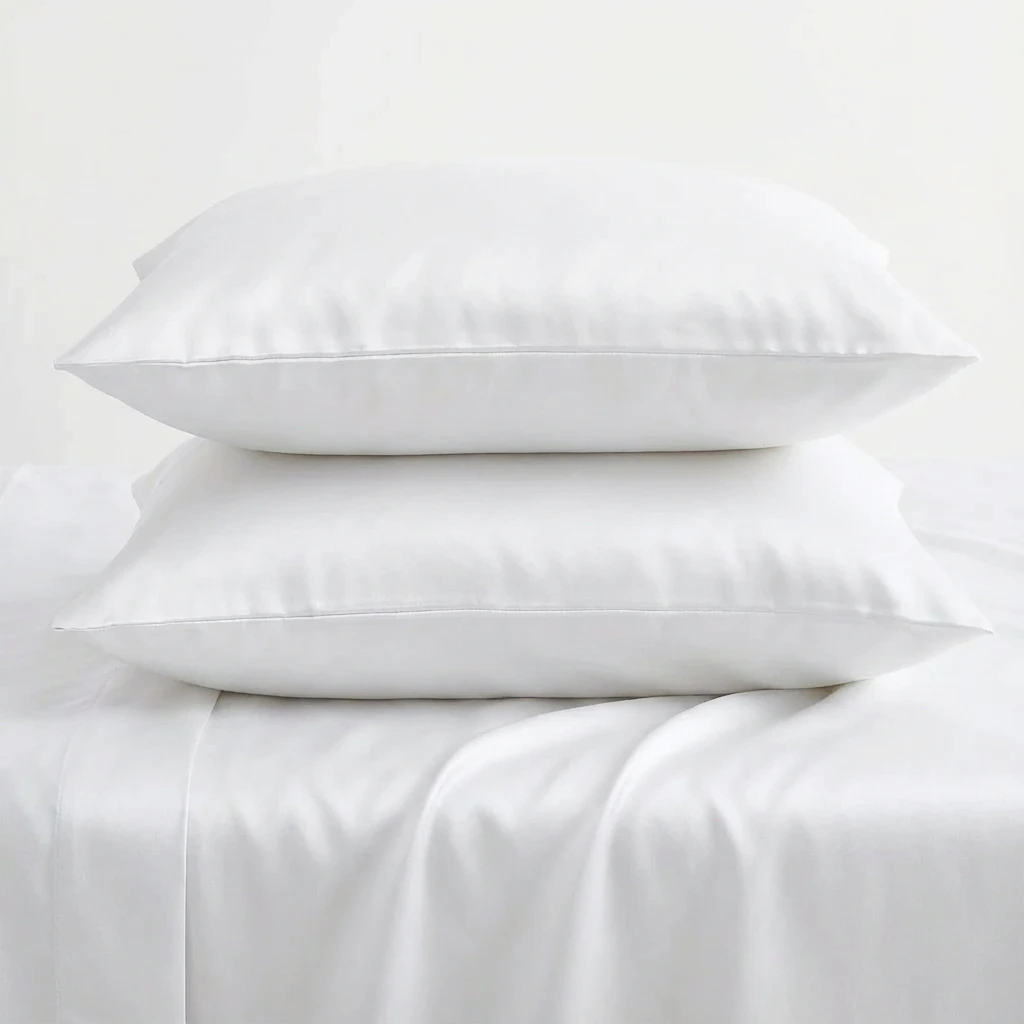 Bộ Ga Gối 3 món Lụa Tencel 60s Màu Trơn 31