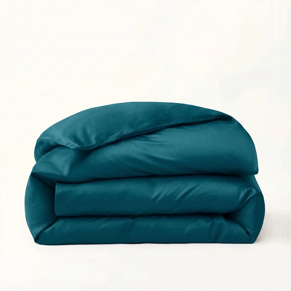 Vỏ Chăn Cotton Satin Màu Trơn 7