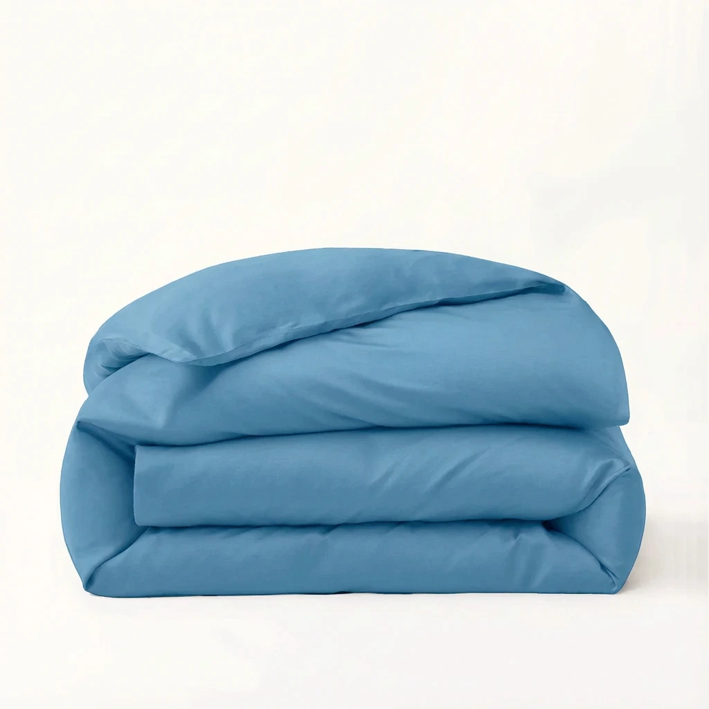 Vỏ Chăn Cotton Satin Màu Trơn 8