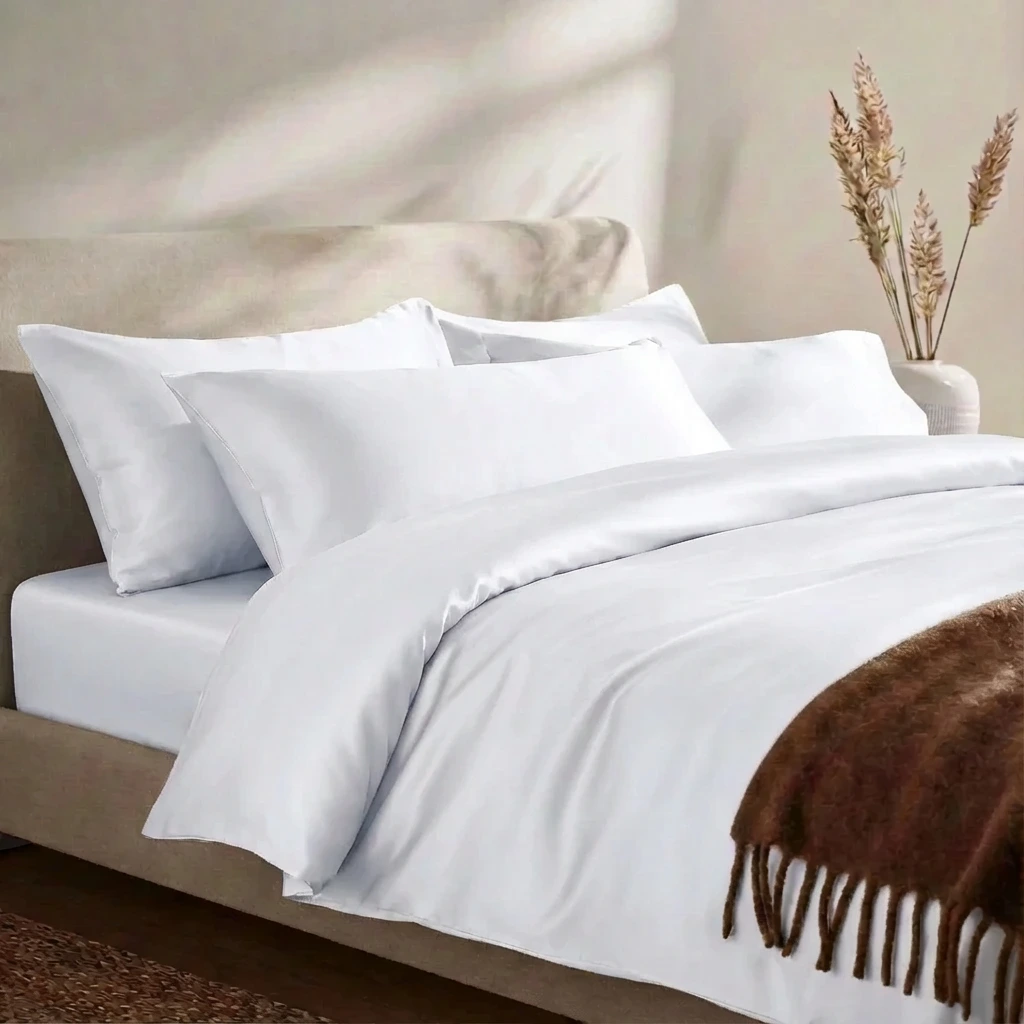 Vỏ Chăn Lụa Tencel 60s Màu Trơn 28