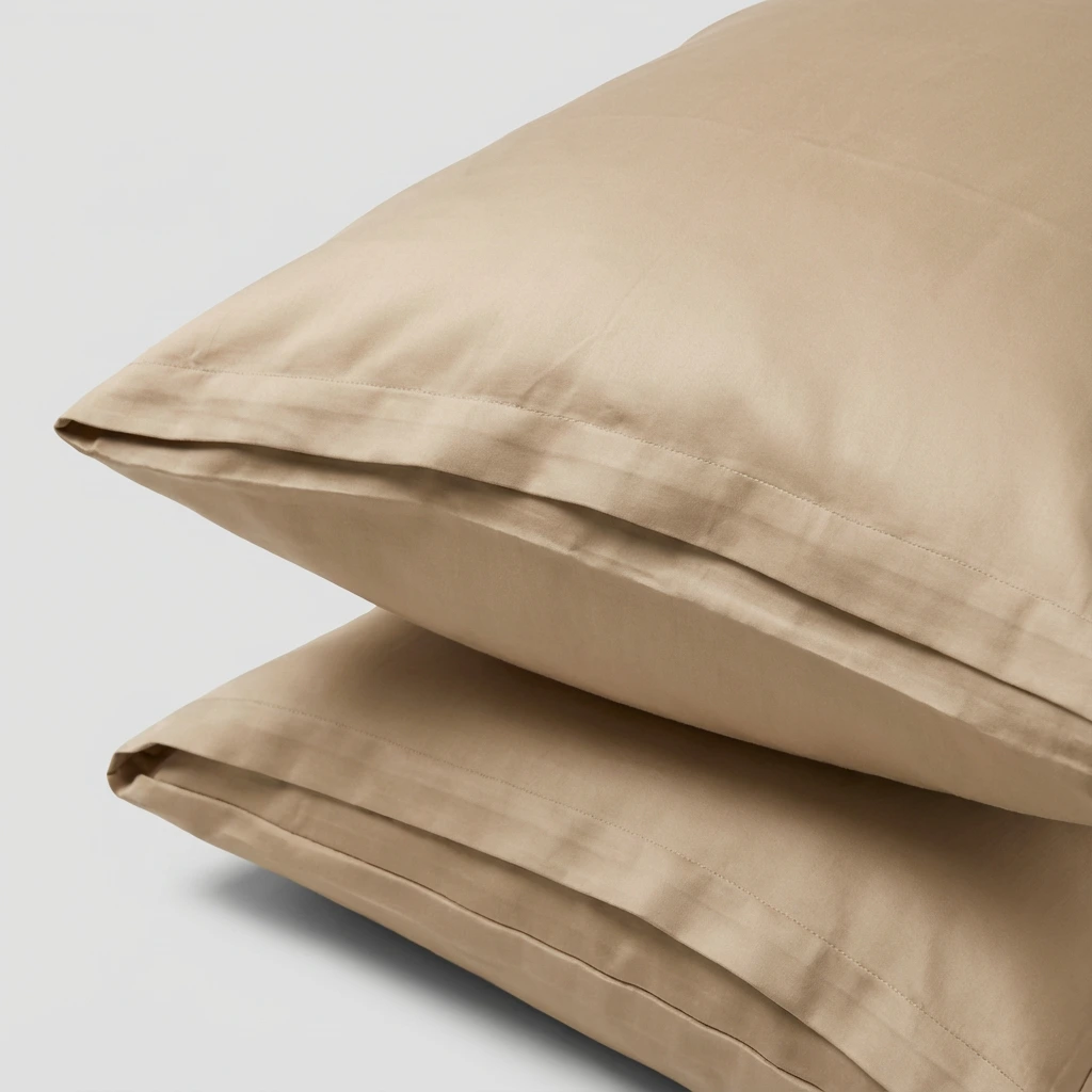 Vỏ Gối Cotton Satin Màu Trơn 14