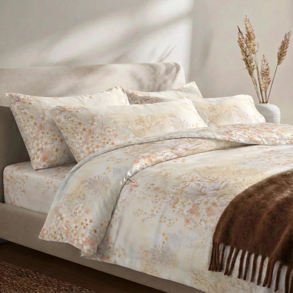 Chăn Chần Gòn Microfiber Lụa Tencel Họa tiết 1