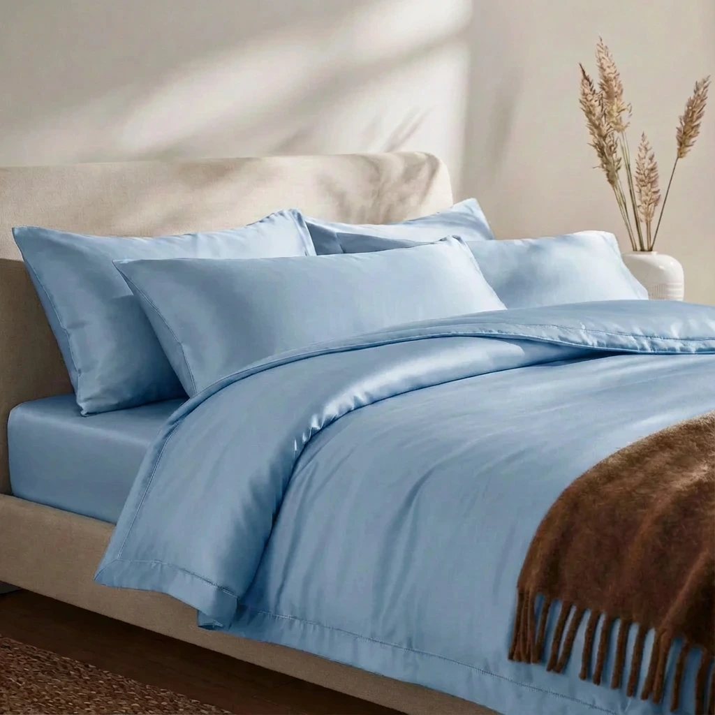 Chăn Lụa Tencel Chần Gòn Microfiber 6