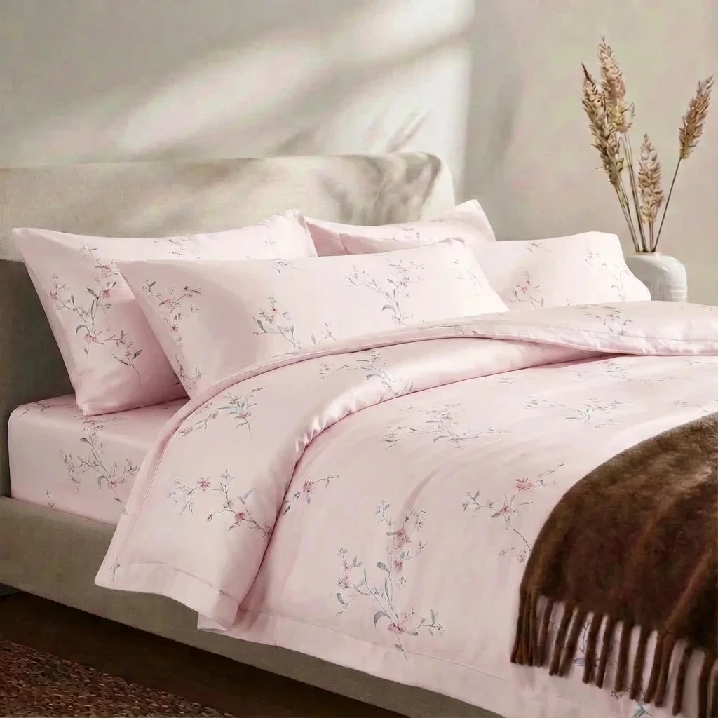 Chăn Chần Gòn Microfiber Lụa Tencel Họa tiết 5