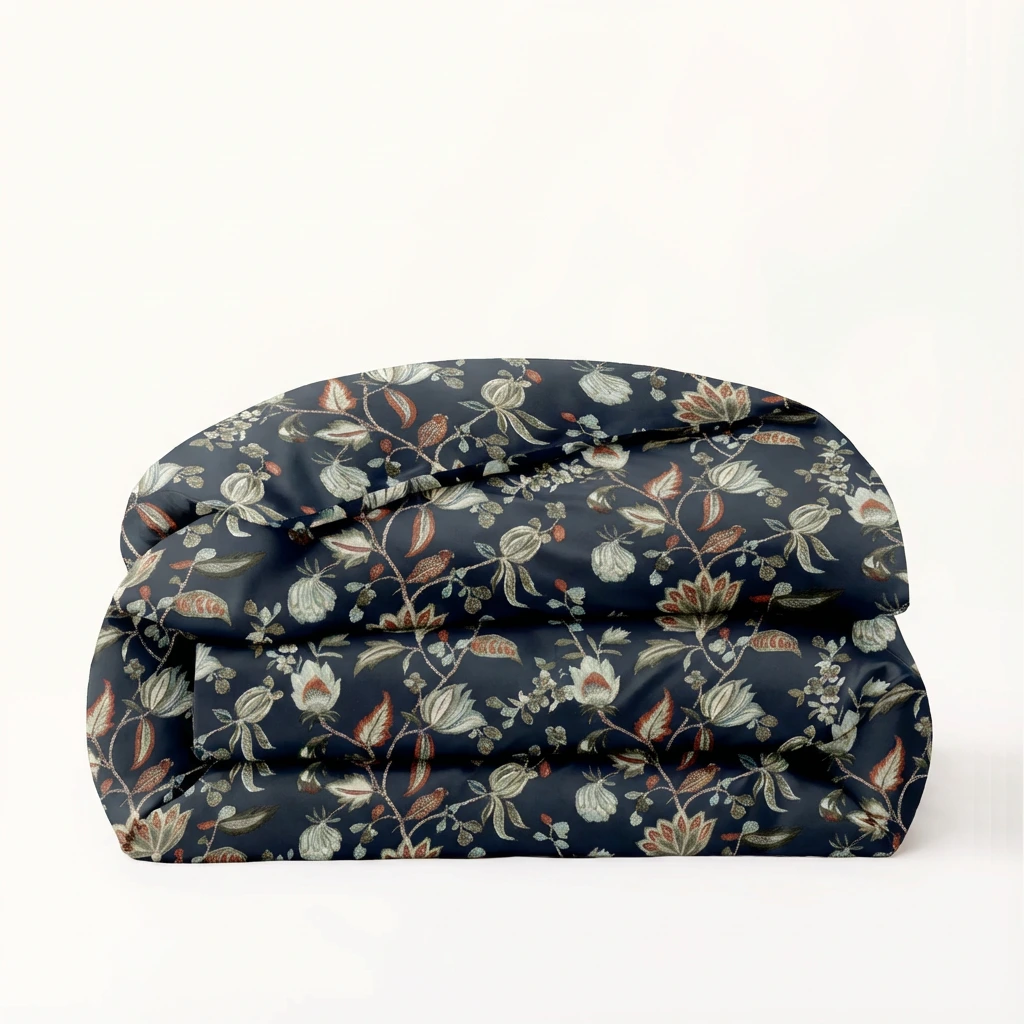 Vỏ Chăn Lụa Tencel 60s Hoạ Tiết 5