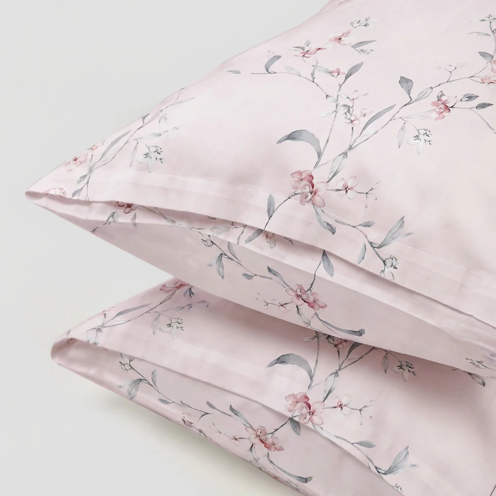 Vỏ Gối Nằm Tencel 60S Hoạ Tiết 2