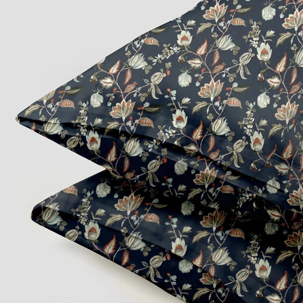 Vỏ Gối Nằm Tencel 60S Hoạ Tiết 9