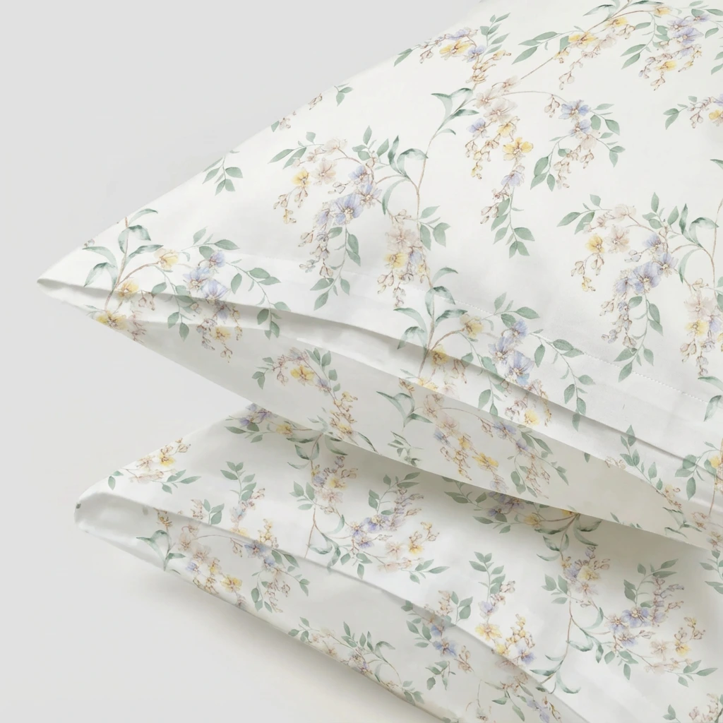 Vỏ Gối Nằm Tencel 60S Hoạ Tiết 5