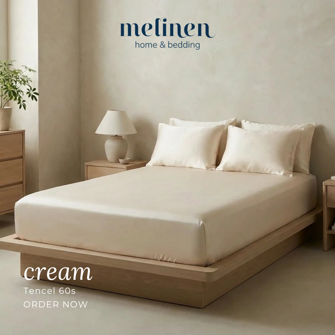 Bộ Ga Gối 3 món Lụa Tencel 60s Màu Trơn 35