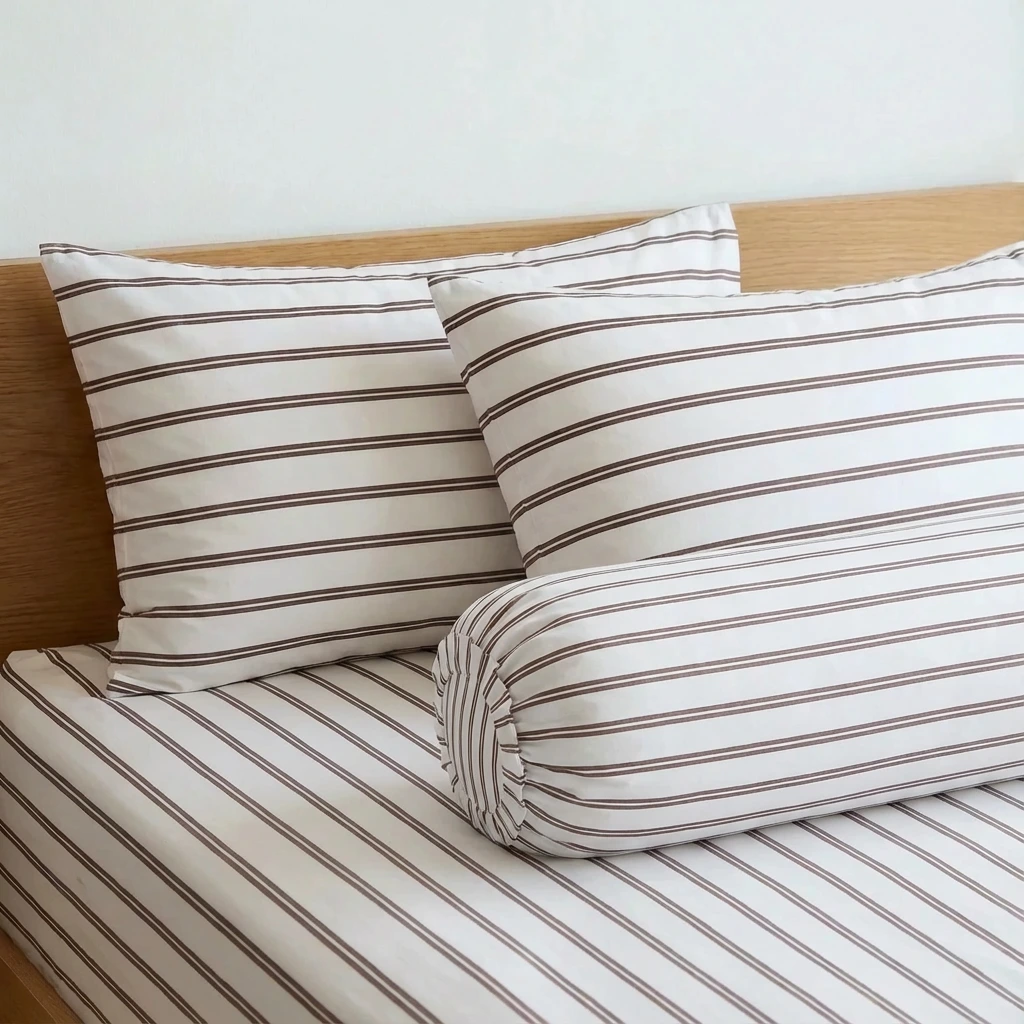 Bộ Ga Gối 4 món Lụa Tencel 60s Họa Tiết 5