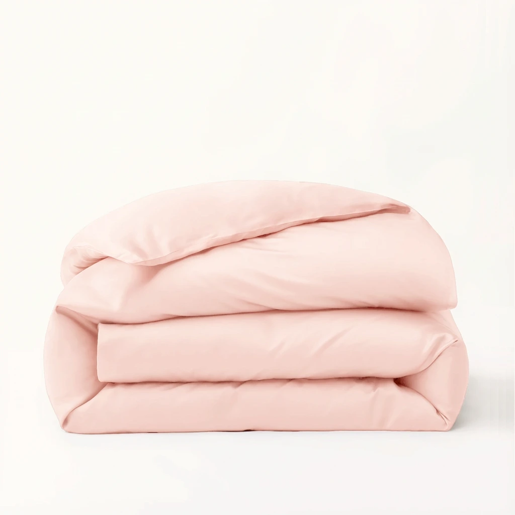 Vỏ Chăn Cotton Satin Màu Trơn 2