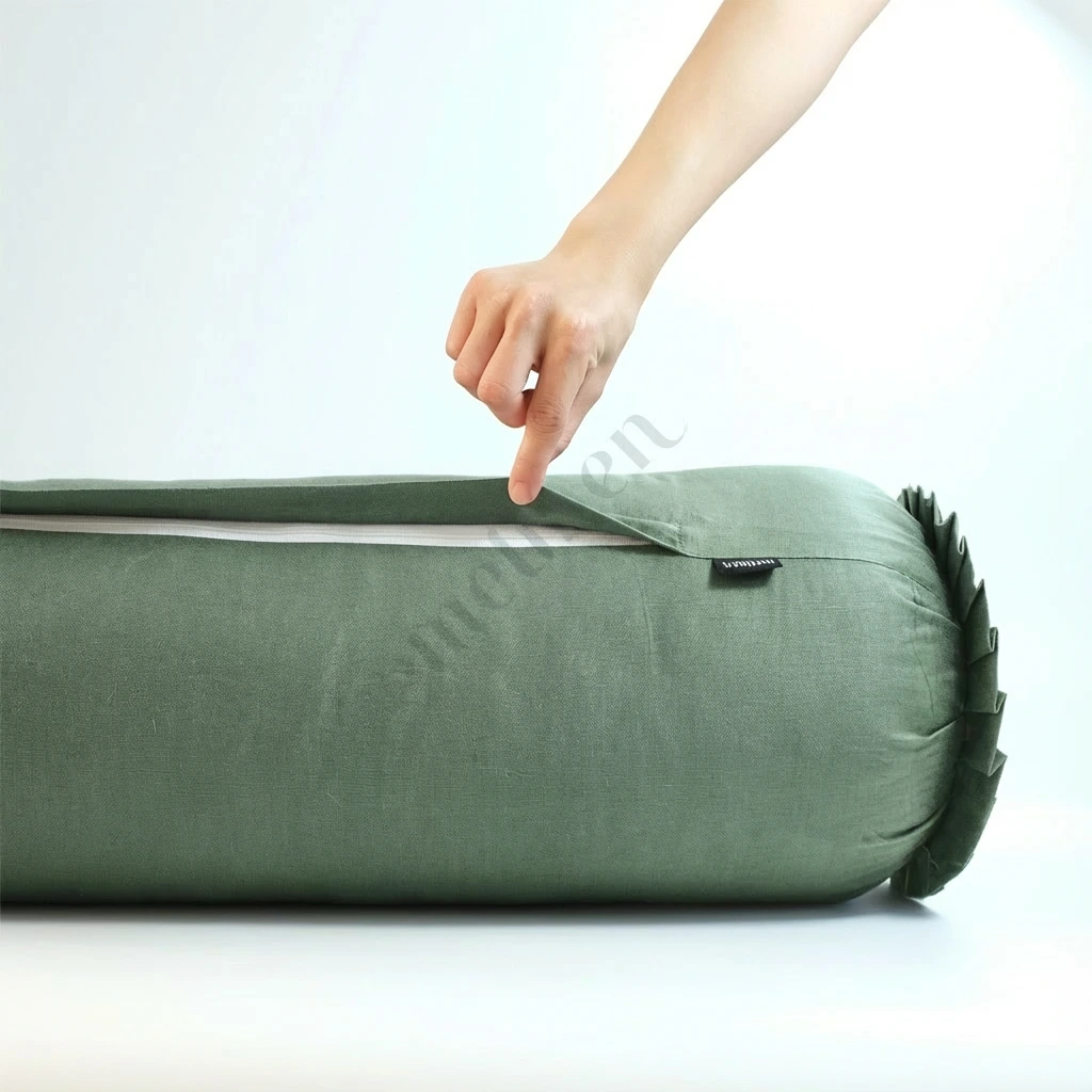 Vỏ Gối Ôm Cotton Satin Màu Trơn 9