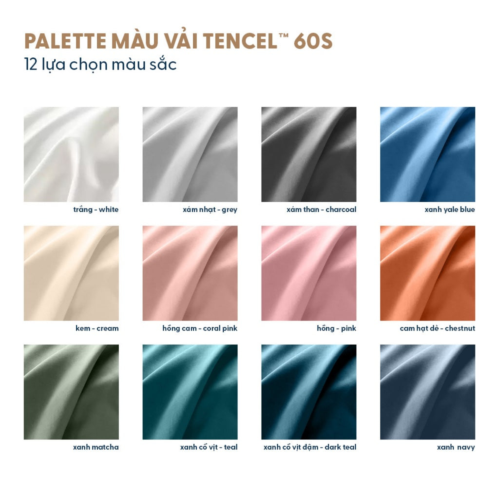 Chăn Lụa Tencel Chần Gòn Microfiber